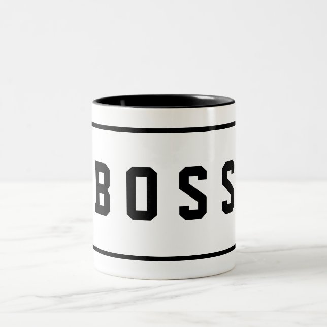 Boss Zweifarbige Tasse (Mittel)