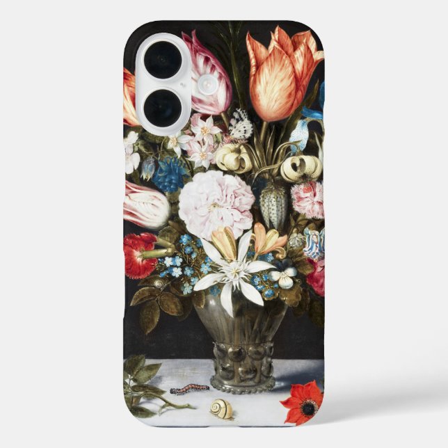 Bosschaert Blume im Glasbarock Case-Mate iPhone Hülle (Rückseite)