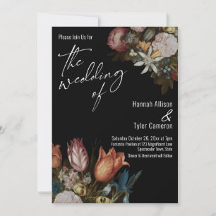 Bosschaerts "Blume in einem Glas" Die Hochzeit von Einladung