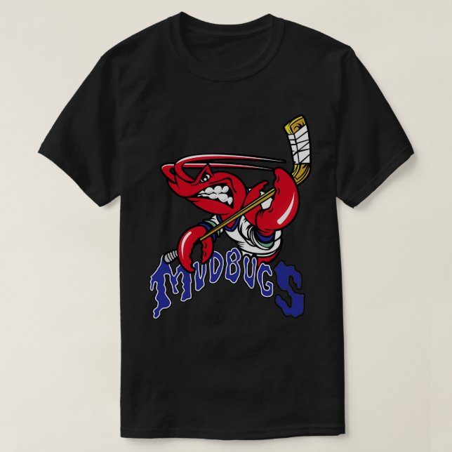 Bossier Shop mudbugs Eishockey Klassiker T-Shirt (Design vorne)