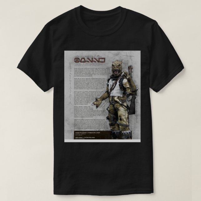 Bossk Bounty Hunter Series T-Shirt (Design vorne)