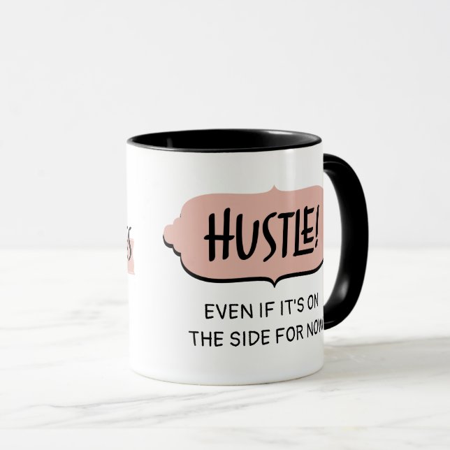 BossLady Regel 7 Side Hustle Motivierend Sprichwor Tasse (VorderseiteRechts)