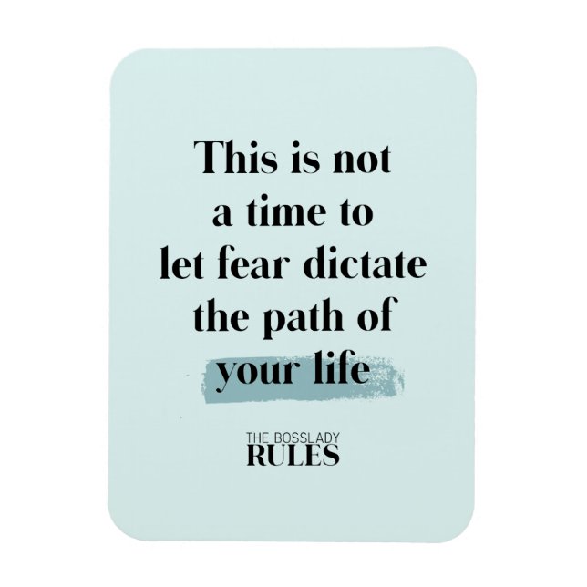 BossLady regiert Unternehmerinnen Motivierend Magnet (Vertikal)