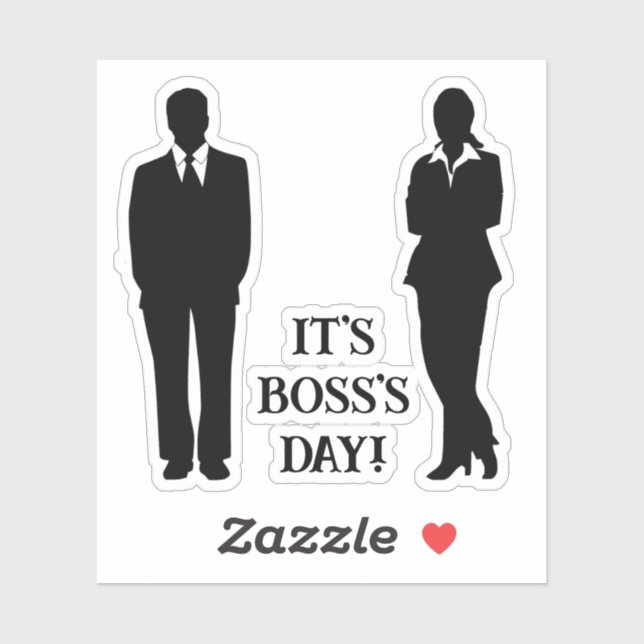 Boss's Day Aufkleber (Blatt)