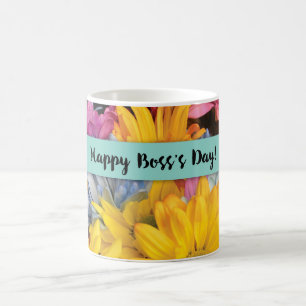 Boss's Day Danke Gerbera Daisies Kaffeetasse
