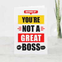 Boss's Day Funny nicht eine große Boss Typografie