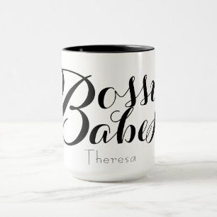 Bossy Baby-Chef fertigen NamensTasse besonders an Tasse