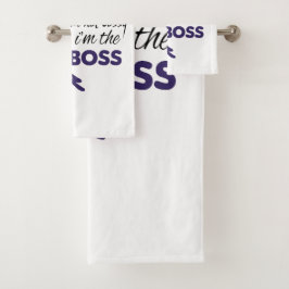 Bossy Badhandtuch Set