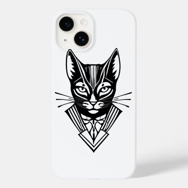 Bossy Cat phonecase Case-Mate iPhone Hülle (Rückseite)