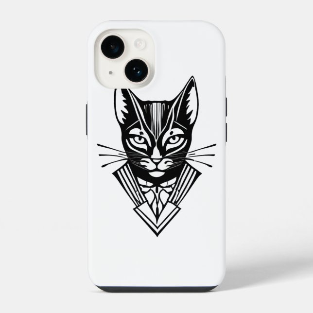 Bossy Cat phonecase iPhone Hülle (Rückseite)
