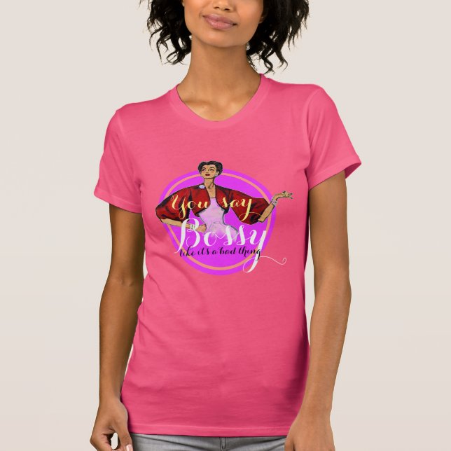 Bossy Gal Retro 2,0 T-Shirt (Vorderseite)