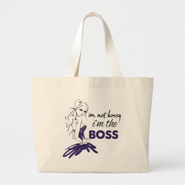 Bossy Jumbo Stoffbeutel (Vorne)