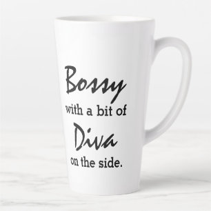 Bossy mit ein bisschen Diva Moderne Mode  Milchtasse