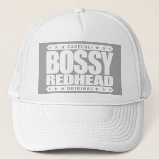 BOSSY REDHEAD - ich bin dominierendes brennendes Truckerkappe
