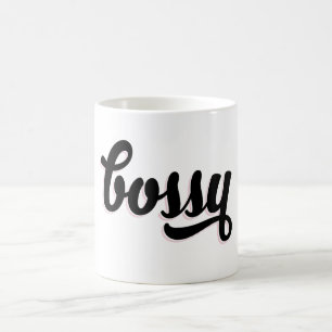 Bossy Skript Tasse