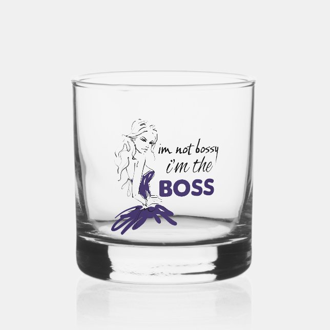 Bossy Whiskyglas (Vorderseite)