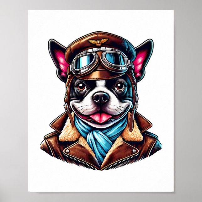 Bostie Pilot Design Poster (Vorne)