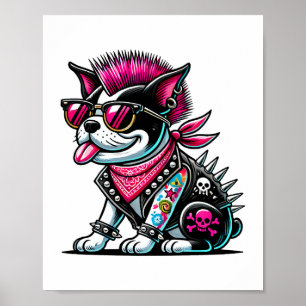 Bostie Punk-Design Poster