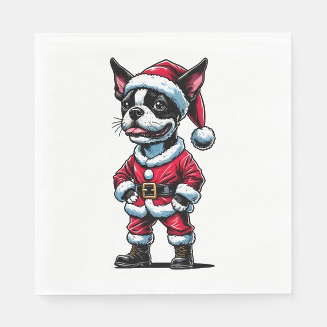 Bostie Santa Claus Serviette (Vorderseite)