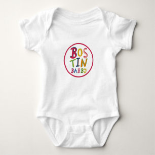 BOSTIN BABBY Black Country Words Baby Bodysuit Baby Strampler