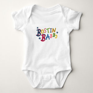 BOSTIN BABBY Black Country Words Baby Bodysuit Strampler