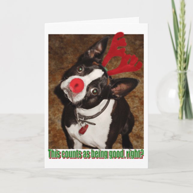 Boston1 Feiertagskarte (Vorderseite)