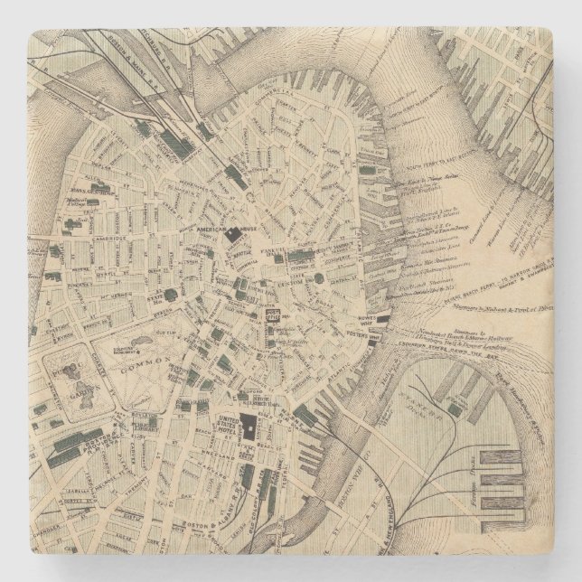 Boston 3 steinuntersetzer (Vorderseite)