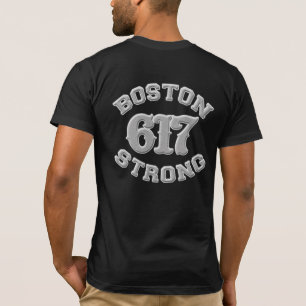 BOSTON 617 STRONG 3D Patch T-Shirt
