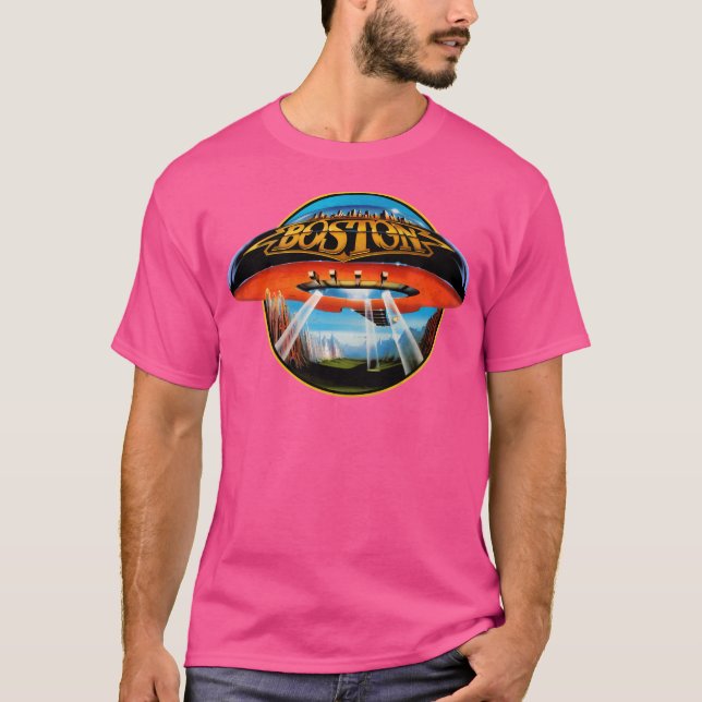 Boston Ailen Spaceship T-Shirt (Vorderseite)