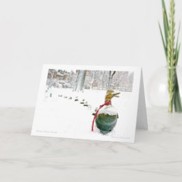 Boston allgemeiner Garten-Park: Machen Sie Raum Feiertagskarte