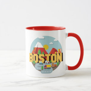 Boston als Bestimmungsort Tasse