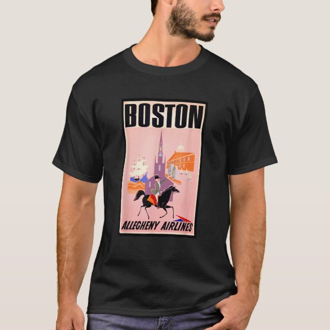 Boston American History Paul Revere Massachusetts  T-Shirt (Vorderseite)