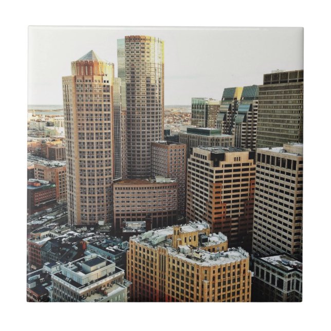 Boston-Ansicht Fliese (Vorderseite)