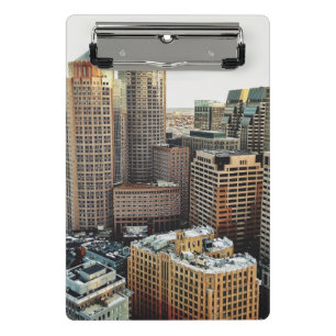 Boston-Ansicht Mini Klemmbrett