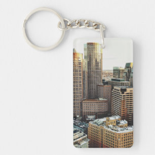 Boston-Ansicht Schlüsselanhänger