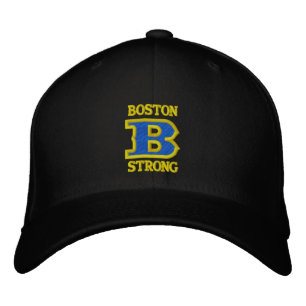 BOSTON B STRONG bestickte Hülle Bestickte Kappe