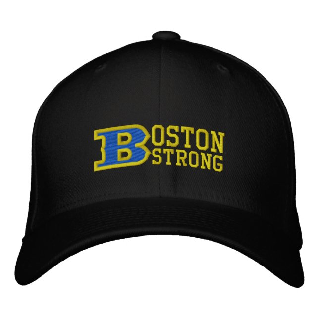 BOSTON B STRONG bestickte Hülle Kappe (Vorderseite)