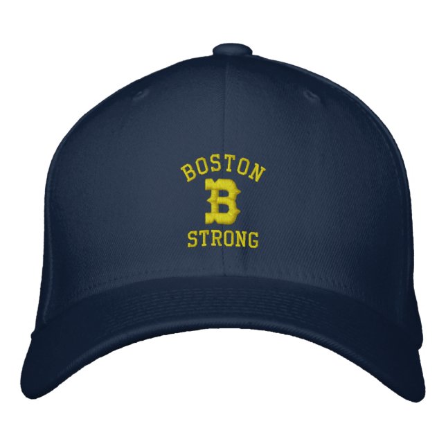Boston B Strong Bestickte Kappe (Vorderseite)