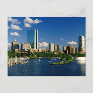 Boston Back Bay Area Postkarte