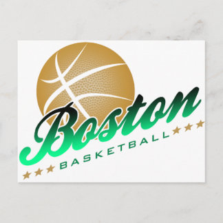 Boston Basketball Postkarte