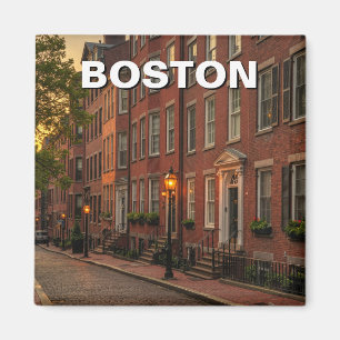 Boston Beacon Hill Travel Magnet
