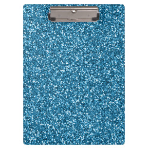 Boston Blue Glitzer Klemmbrett