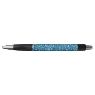 Boston Blue Glitzer Kugelschreiber
