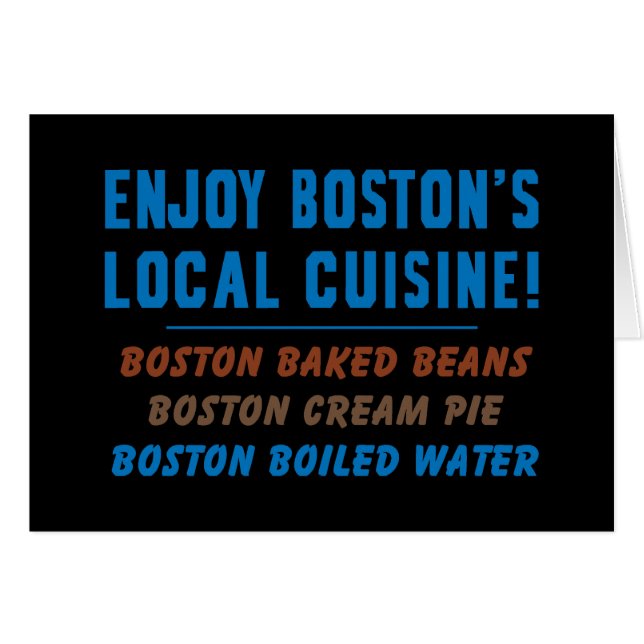 Boston Boiled Water (Vorderseite (Horizontal))