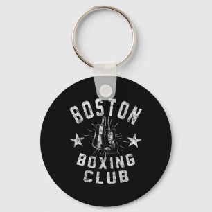Boston Boxing Club - Vintager beängstigender Boxer Schlüsselanhänger