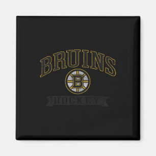 Boston Bruins Vintage-Hockey Grau Offiziell Lizenz Magnet