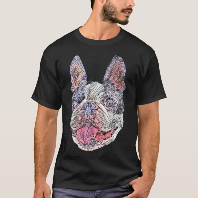 Boston Bull Terrier T-Shirt (Vorderseite)