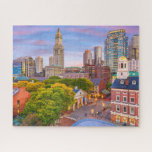 Boston City Gebäude Massachusetts USA Puzzle<br><div class="desc">Dieses landschaftliche Puzzle zeigt die historischen alten Gebäude mit den modernen Wolkenkratzern im Hintergrund in Boston,  Massachusetts,  USA #travel #adventure #boston #city #unitedstates #massachusetts #Gebäude #Gebäude #travel #adventure #cityscape #skycrapers #sunset #colorful #country #country #jigsaw Rätsel #jigsawpuzzle #gifts #gift #fun #stockingstuffs #games #reflekections</div>