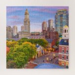 Boston City Gebäude Massachusetts USA Puzzle<br><div class="desc">Dieses landschaftliche Puzzle zeigt die historischen alten Gebäude mit den modernen Wolkenkratzern im Hintergrund in Boston,  Massachusetts,  USA #travel #adventure #boston #city #unitedstates #massachusetts #Gebäude #Gebäude #travel #adventure #cityscape #skycrapers #sunset #colorful #country #country #jigsaw Rätsel #jigsawpuzzle #gifts #gift #fun #stockingstuffs #games #reflekections</div>