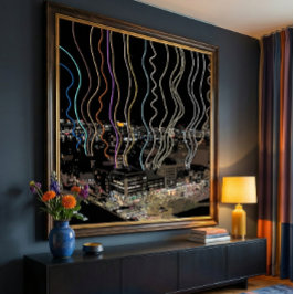 Boston City Lights Poster